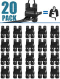 SUNVIE Fastlock2 Low Voltage Wire Connector Landscape Lighting Connectors Waterproof 12-18 Gauge Wire Connectors for Low Voltage Landscape Lights Outdoor Landscape Path Lights, 20 Pack