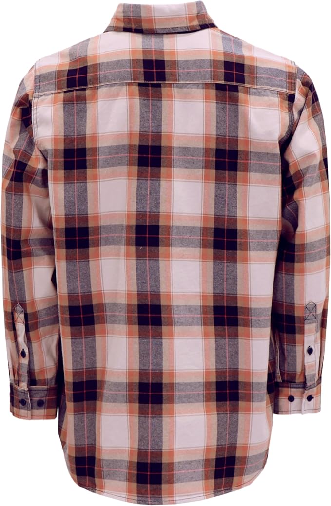 VATRENUS FR Shirts for Men 6.5oz Button Down Flame Resistant 100% Cotton Men's Pre-Washed Fire Retardant Work Shirt