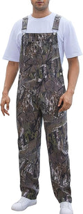 Camo Bibs Overalls for Men Adjustable Straps Work Utility Coveralls Camouflage Jumpsuit
