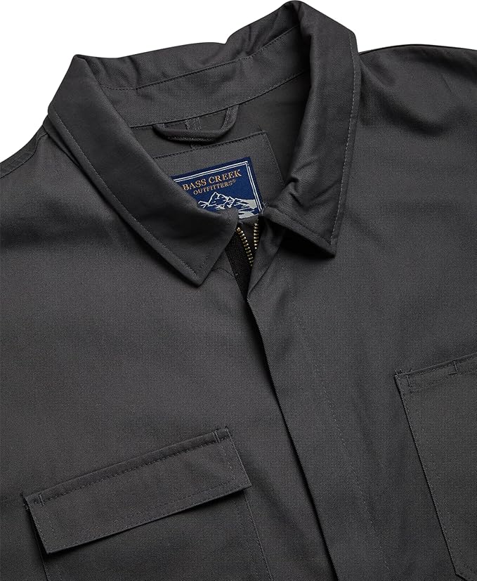 Bass Creek Outfitters Mens Coveralls - Heavy Duty Duck Canvas Short Sleeve Workwear Insulated Coveralls for Men