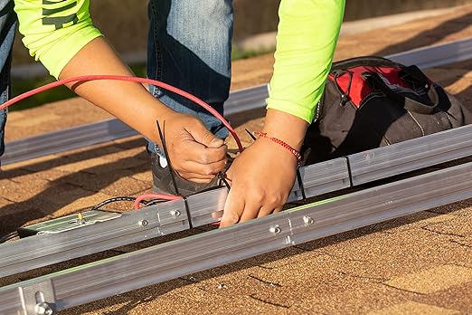 Bar Lok 15” Zip Ties – 500 Pieces, Black – Made in America – Weather, UV & Impact Resistant Plastic Cable Ties for Binding Bundling & Organizing Wire Cable & More – Indoor & Outdoor (15", 500ct)