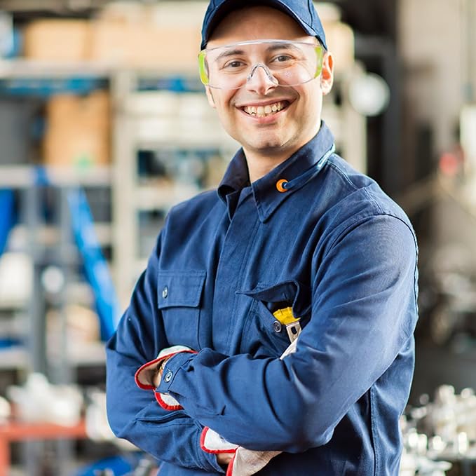 UNCO- Safety Goggles Over Glasses, Protective Goggles, Anti Fog, Work, Safety Glasses Over