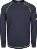 BOCOMAL FR Shirts Heather Series 6oz Flame Resistant T Shirt NFPA2112 CAT2 Fire Retardant Crew Work Shirt
