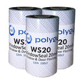POLYGUARD WindowSeal Window and Door Flashing Tape, 12 in x 100 ft Roll, 20 mil Thick, Self-Sealing & Self-Adhering Waterproof Barrier, Pack of 3