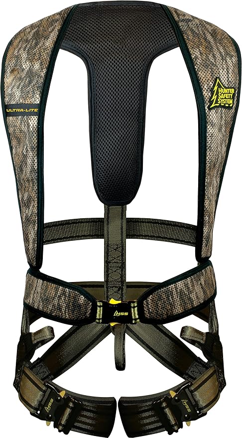 Hunter Safety System Ultra-Lite Harness: Lightweight Tree Stand Safety Harness with Mesh Upper Body & Patented Design