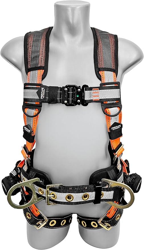 FRONTLINE FALL PROTECTION Harnesses + D-Ring+ Multiple Styles + OSHA and ANSI compliant