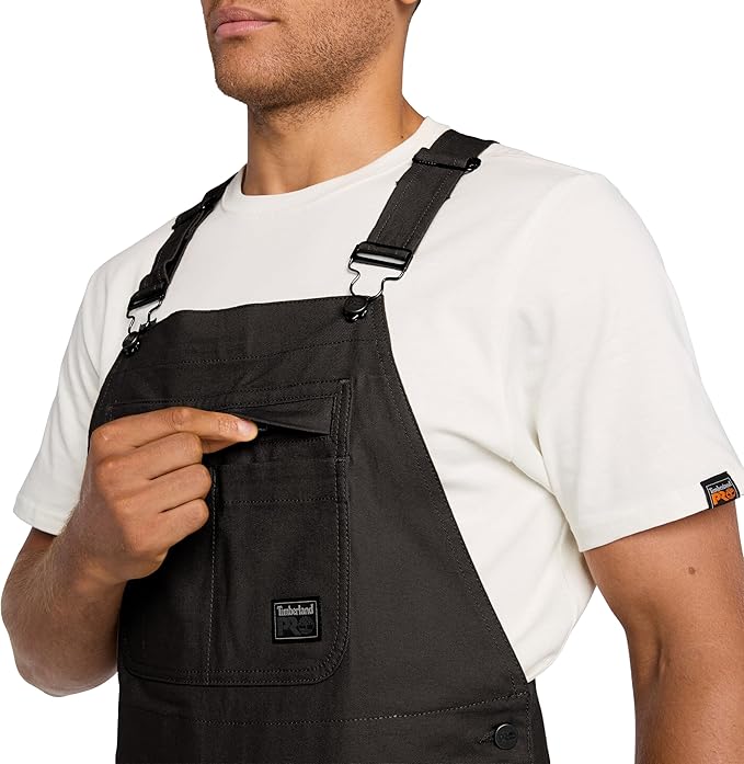 Timberland PRO mens Gritman Flex Canvas Bib