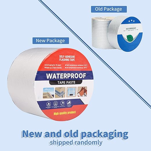 Butyl Waterproof Tape 20" x 32.8' Leak Proof Butyl Seal Strip Watertight Putty Tape for Air Mattress Patch, RV Repair, Window and Boat Sealing, Glass, Gutter, Rubber Roof Patching