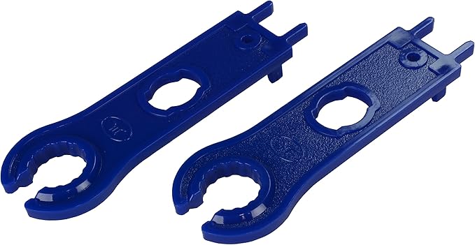 Temco 2 PV Solar Panel Connector Spanner Pair Wrench Disconnect Tool Set