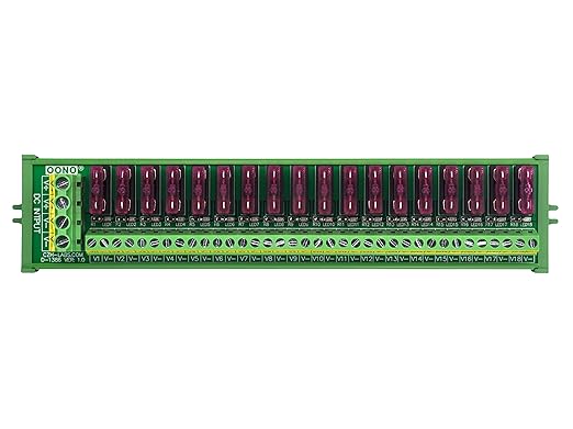 DC Power Fuse Distribution Strip Module (18 Position, Screw Mount)