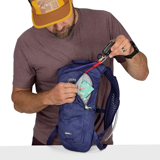 Osprey Berm Biking Backpack with Hydraulics Reservoir - Lightweight Hydration Backpack for Men and Women