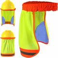 High Visibility Neck Sun Shield with Reflective Stripe