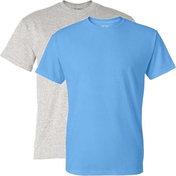 Gildan Unisex Adult DryBlend Workwear T-Shirts with Pocket, 2-Pack