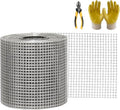 5" Stainless Steel Mesh Roll, 5in x 50FT Gutter Guard Leaf Filter for Rain Gutters, Solar Panel Bird Guard Mesh & Critter Guard Fence