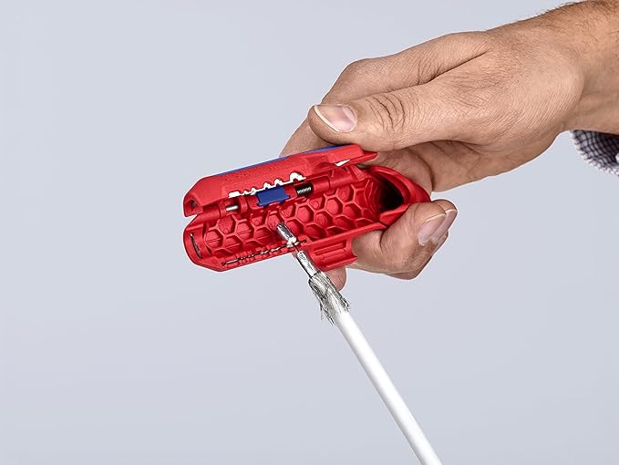 KNIPEX - 16 95 01 SB Tools - Ergostrip, Metric Sizes, Right Handed Version (169501SB)