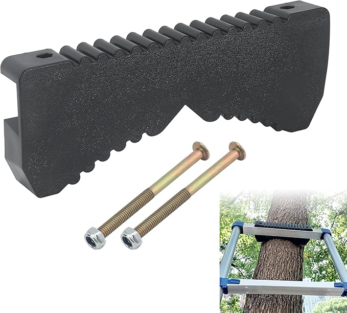 Rubber Steep Ladder Stabilizer for Extension Ladders, Pole & Trunk Support Bracket, Anti-Slip Ladder Accessory for Improved Stability