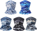 UPF 50 Sun Protection Neck Gaiter - 13-in-1 Multifunctional Face Cover for Hiking, Fishing, Cycling