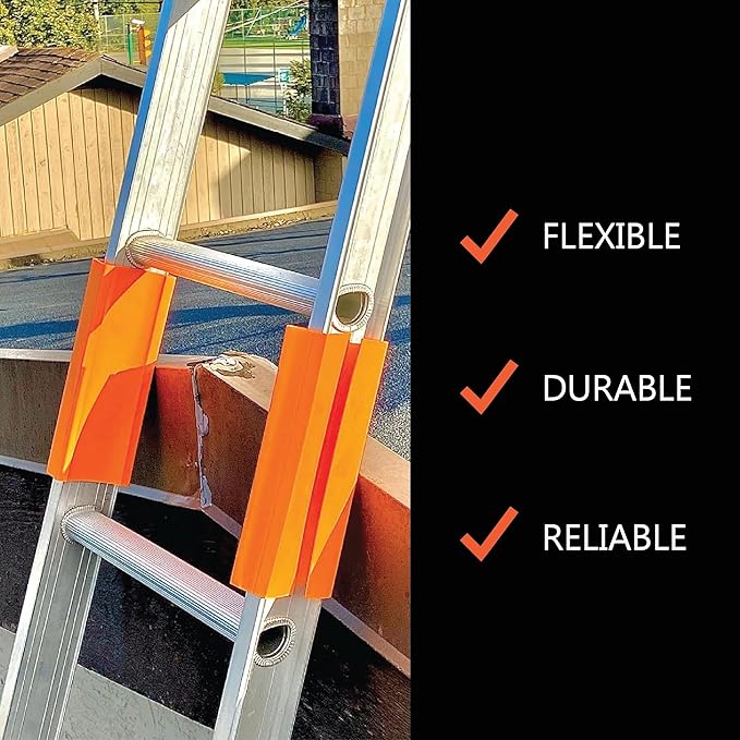 LADDER BODYGUARD Ladder Protection Covers for Gutters & Roof, Non-Marring, Prevent Scratches & Dents, Corner Cover | Universal Fit Extension & Multi-Position Ladder Accessory Guards