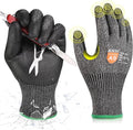 Donfri A9 Cut Resistant Work Gloves for Men, Safety Gloves for Men Touchscreen with Reinforced Thumb for Metal Glass Wood