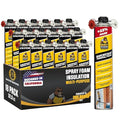 UPGRADED v2.0 Closed Cell Spray Foam Insulation - 32.8 oz Can, DIY Wide Polyurethane Expanding Sealant for Garage Door, Attic, Covers 360 Board Feet (18 Pack, Gun & Cleaner Not Included)