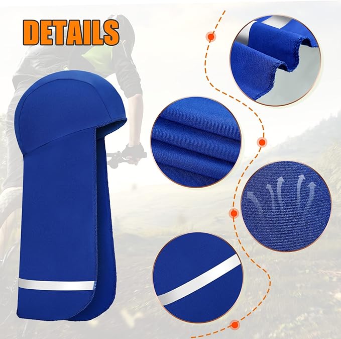 Loopeer 6 Pieces Hard Hat Sun Shade Cooling Skull Cap Neck Shade Sun Protector Skull Cap Liner for Men Women