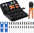 WMT Connector Kit for Solar Panel Connections 14-10AWG, Solar System Kit includes 12 Pieces Male/Female Solar Connectors, 2 Pieces of Solar Connector Spanner Wrench for Solar Panel Cable Assembly