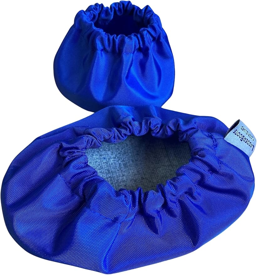 Step Ladder Safety Shoe Floor Protectors - Reusable Ladder Covers - Lab Tested - Made in The USA Set of 4, Royal Blue, LDBT4RB