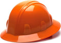 Pyramex Safety SL Series Full Brim Hard Hat 4-Point Ratchet Suspension