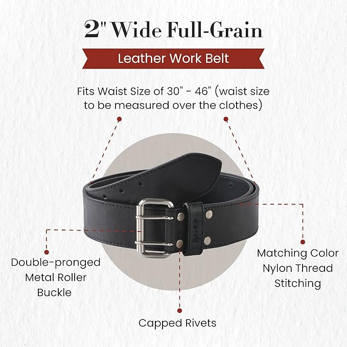 Style n Craft Work Belt, Durable and Rugged Belt