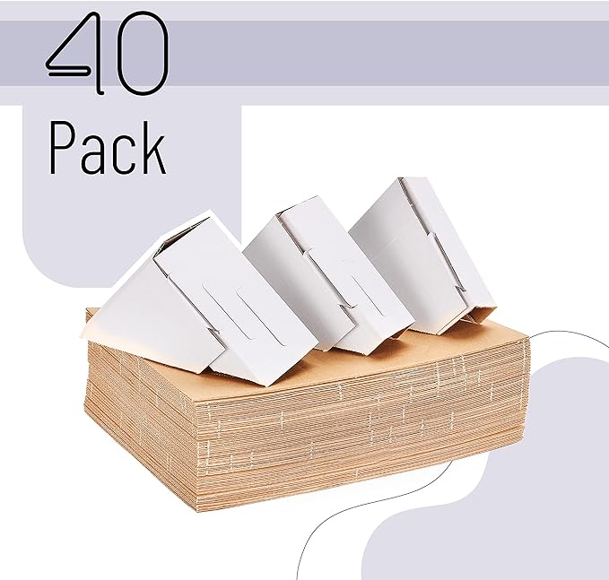 Mr. Pen- Adjustable Cardboard Corner Protectors, Fits 1", 1.5" and 2.1" Frames, 40 Pack, Corner Protectors for Shipping, Cardboard Packing Corner, Packaging Edge Protector, Cardboard Shipping Corners