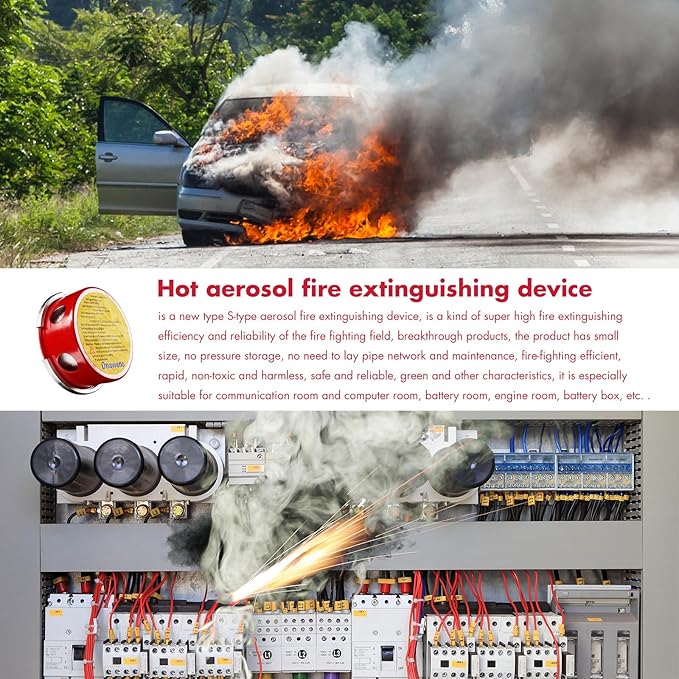Micro household fire extinguisher, small car battery fire extinguishing device, small distribution cabinet fire extinguishing device, outdoor power supply fire extinguishing device