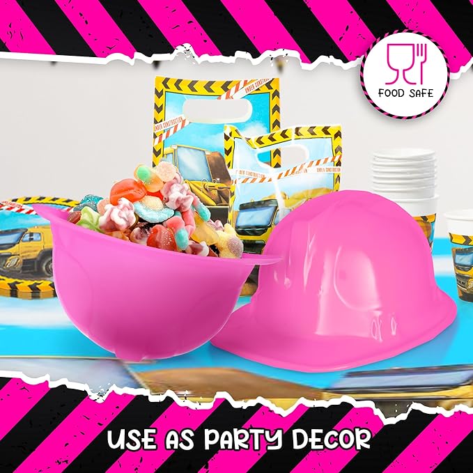 Windy City Novelties 12-Pack Construction Hats - Versatile Party Favors & Costume Accessories Kids Parties & Costume Props