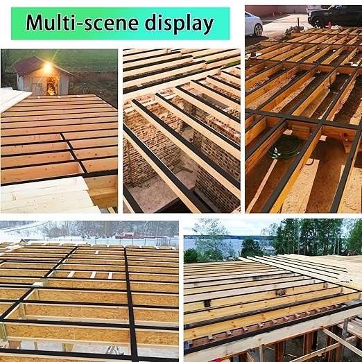Joist Tape,2" X 50' Butyl Deck Joist Tape,Waterproof Joist Tape for Decking,Deck Joist Flashing Tape for Deck Joists,Wood Beams Building Joists(16 Rolls)