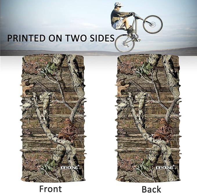 JOEYOUNG Skull Face Mask UV Sun Dust Neck Gaiter Bandana Headwear Motorcycle