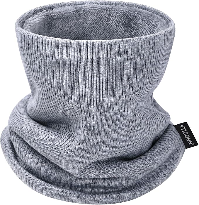 TICONN Neck Gaiter Face Cover Scarf, Neck Warmer Breathable Sun & Wind-proof for Skiing Fishing Hiking Cycling