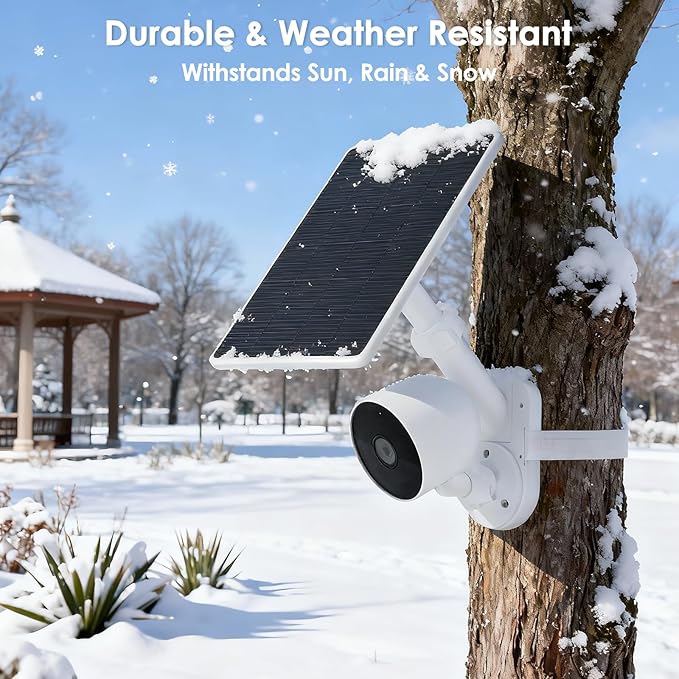 Adjustable Wall Mount for Cameras & Solar Panels, Universal 2-in-1 Security Bracket for Ring/Blink/Eufy/Arlo/Wyze/Reolink Solar Panel and Cam, with Ring Stick Up/Outdoor Plus/Spotlight Cam/Plus/Pro