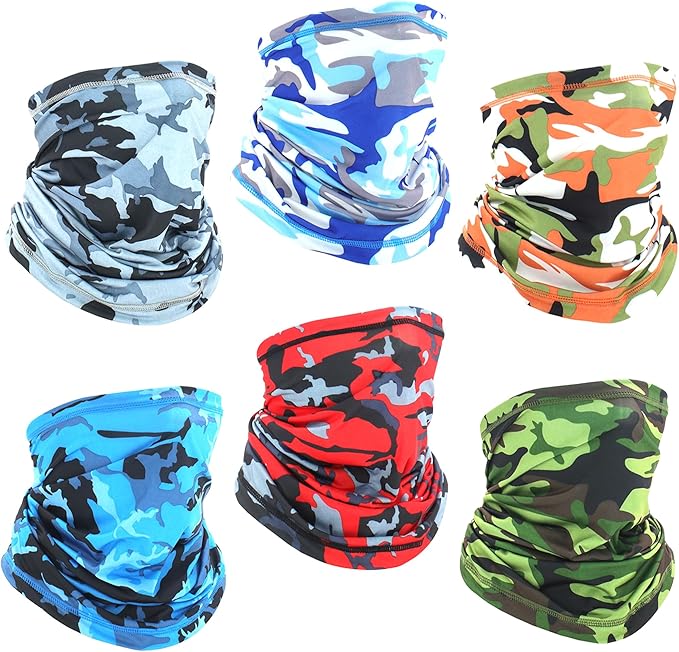 Cooling Neck Gaiter for Men Women UV Protection Face Mask Neck Cover Fishing Bandanas balaclava