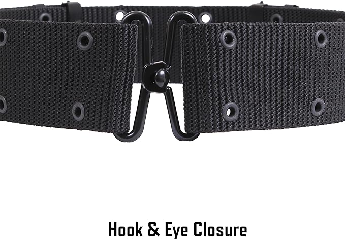 Rothco Utility Belt with Metal Buckles – Adjustable Uniform Service Belts
