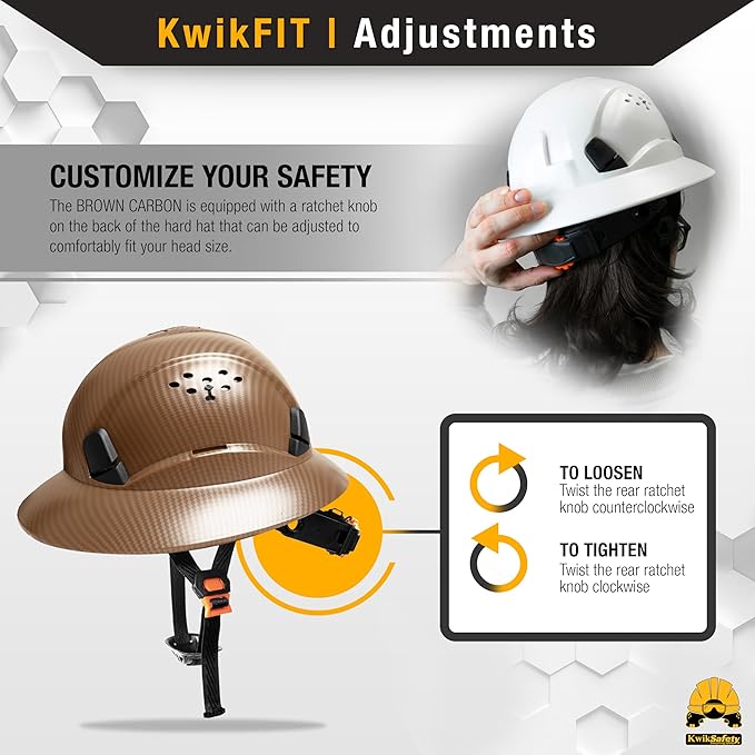 KwikSafety - Charlotte, NC - Hard Hats [Full Brim, Cap Style, Climbing Style] Type 1, Class C ANSI OSHA