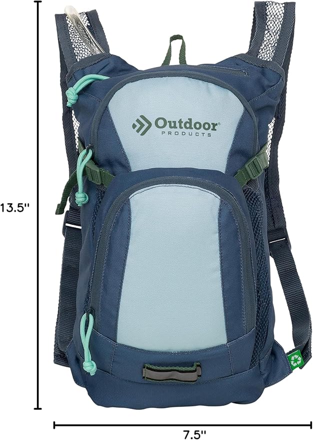 Outdoor Products Tadpole Hydration Pack (Black) (Violet Tulip)