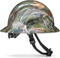 Acerpal Full Brim Vented Camo Design Matte Finish OSHA Construction Hard Hat with 6-Point Suspension