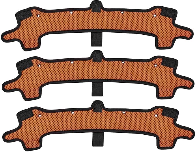 Ergodyne - 60194 Hard Hat Sweatband Replacement Pack (Includes 3), Skullerz 8984,Orange