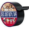 Joist Tape for Decking 3''×50', Weather-Resistant Deck Tape, Waterproof Seal Antiseptic Butyl Joist Tape, Self-Adhesive Flashing Butyl Tape for Wood Decks Beams Roof