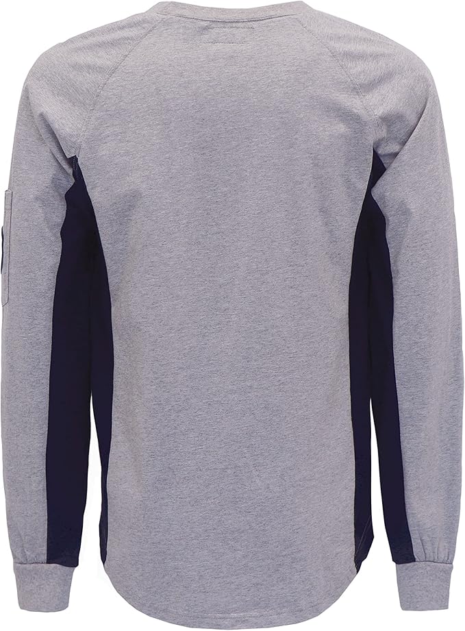 BOCOMAL FR Shirts 5.5oz Light Weight Henley and Short Sleeve Flame Resistant/Fire Retardant Clothing Shirt