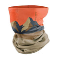 Carhartt Force UPF Lightweight Neck Gaiter, Mountain Print-Golden Poppy/Dark Khaki, One Size