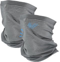 Geyoga 2 Pack Cooling Neck Gaiter Summer Breathable Balaclava Face Mask with Mesh Holes UV Protection Sun Scarf for Men Women