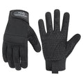 HANDLANDY Grip Work Gloves for Women Men, Safety Utility Yard Working Gloves, Flexible Touch Screen Mechanics Gloves (Black- Grip, Medium (Pack of 1))