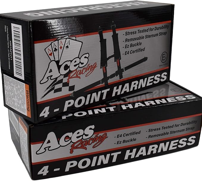 4 Point Harness Pair - with 2 Inch Padding - Aces Racing