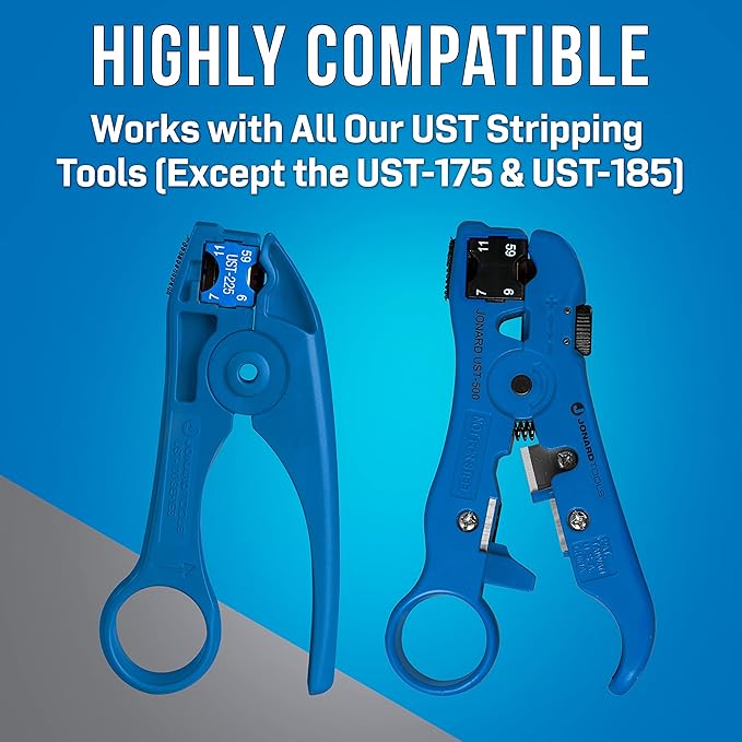 Jonard Tools UST-225 Coaxial Cable Stripper Tool with Blade Stop