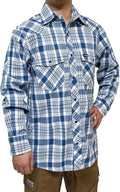 FR Ripstop & Waterproof Welding Shirts for Men 6.5oz Long Sleeve Button Down Fire Retardant 100% Cotton shirts CAT2